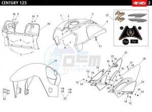 CENTURY-125-E4-BLACK drawing COVERS 1