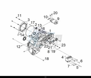 MAXSYM TL 500 (TL47W1-EU) (L9) drawing R. CRANK CASE COMP