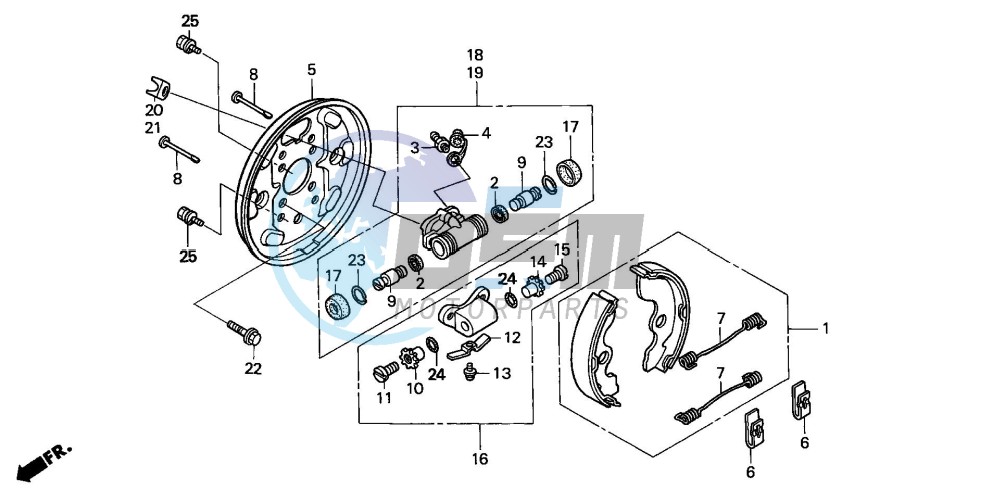 FRONT BRAKE PANEL