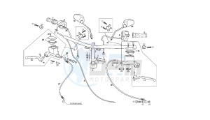 GP1 - 250 CC VTHPS1A1A drawing HANDLEBAR - CONTROLS