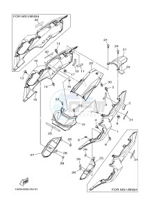 MT07A MT-07 ABS 700 (1XBM) drawing SIDE COVER