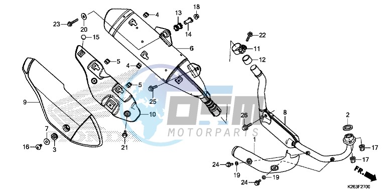 EXHAUST MUFFLER