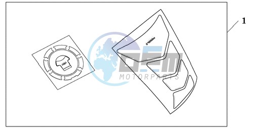 TANKPAD / FUEL LID COVER