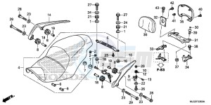 GL1800BG GOLDWING - F6B UK - (E) drawing SEAT