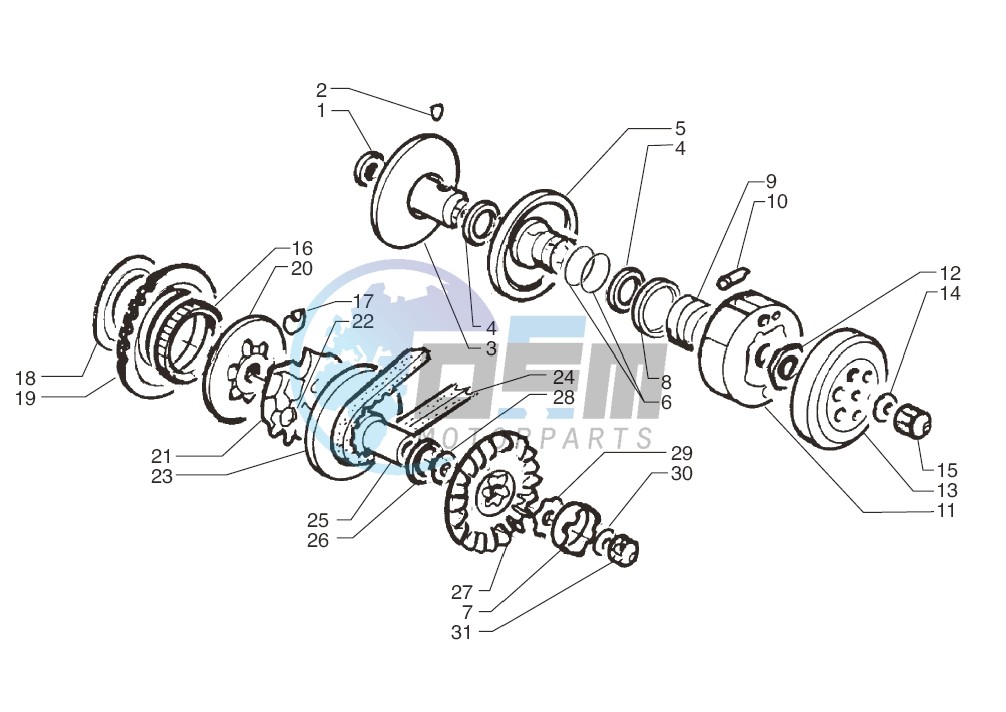 Driving pulley