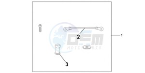 CBR1000RR9 UK - (E / MME) drawing TANK BAG ATT KIT