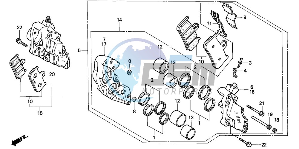 FRONT BRAKE CALIPER