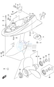 DF 115A drawing Gear Case