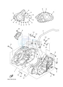 YFM700R YFM700RSE RAPTOR 700R (1VSA 1VSB 1VSC) drawing CRANKCASE