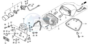 VT1100C2 drawing TAILLIGHT (2)