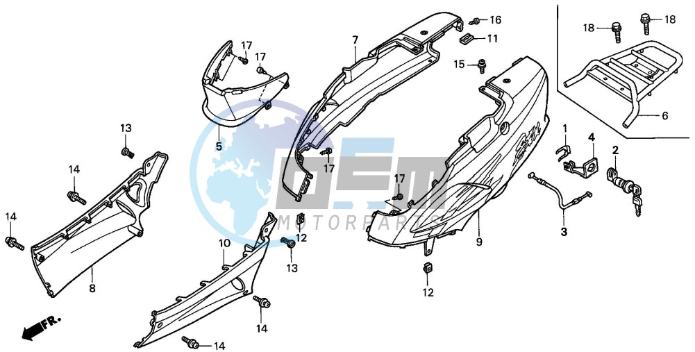 BODY COVER/ LUGGAGE CARRIER