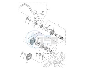 WR F 250 drawing KICK STARTER