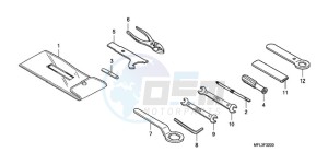 CBR1000RR9 Australia - (U / MME PSW SPC) drawing TOOLS