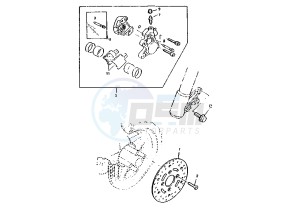 CW RS SPY 50 drawing FRONT BRAKE CALIPER