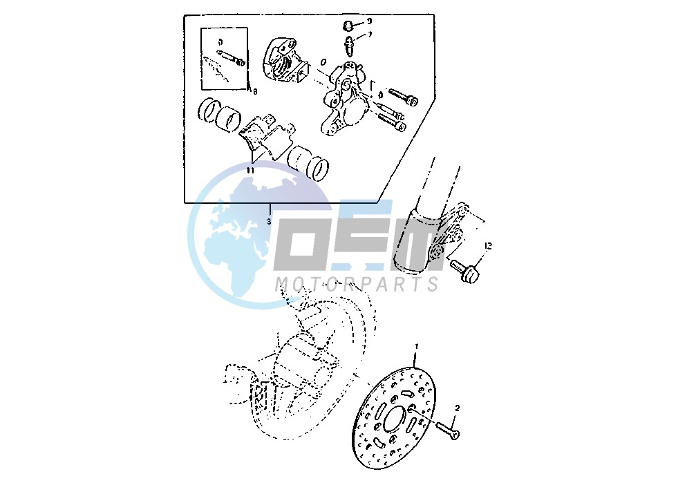 FRONT BRAKE CALIPER