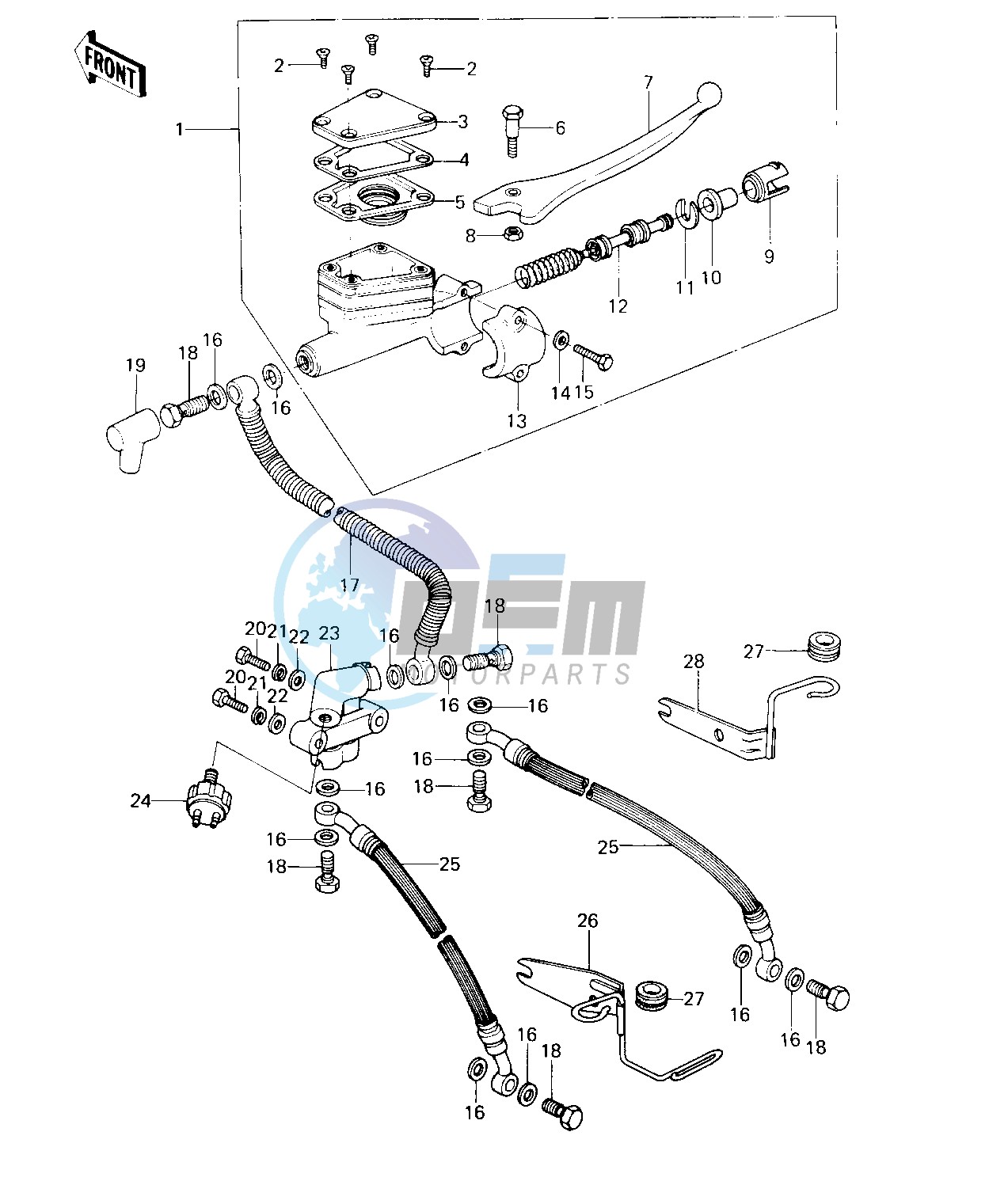 FRONT MASTER CYLINDER