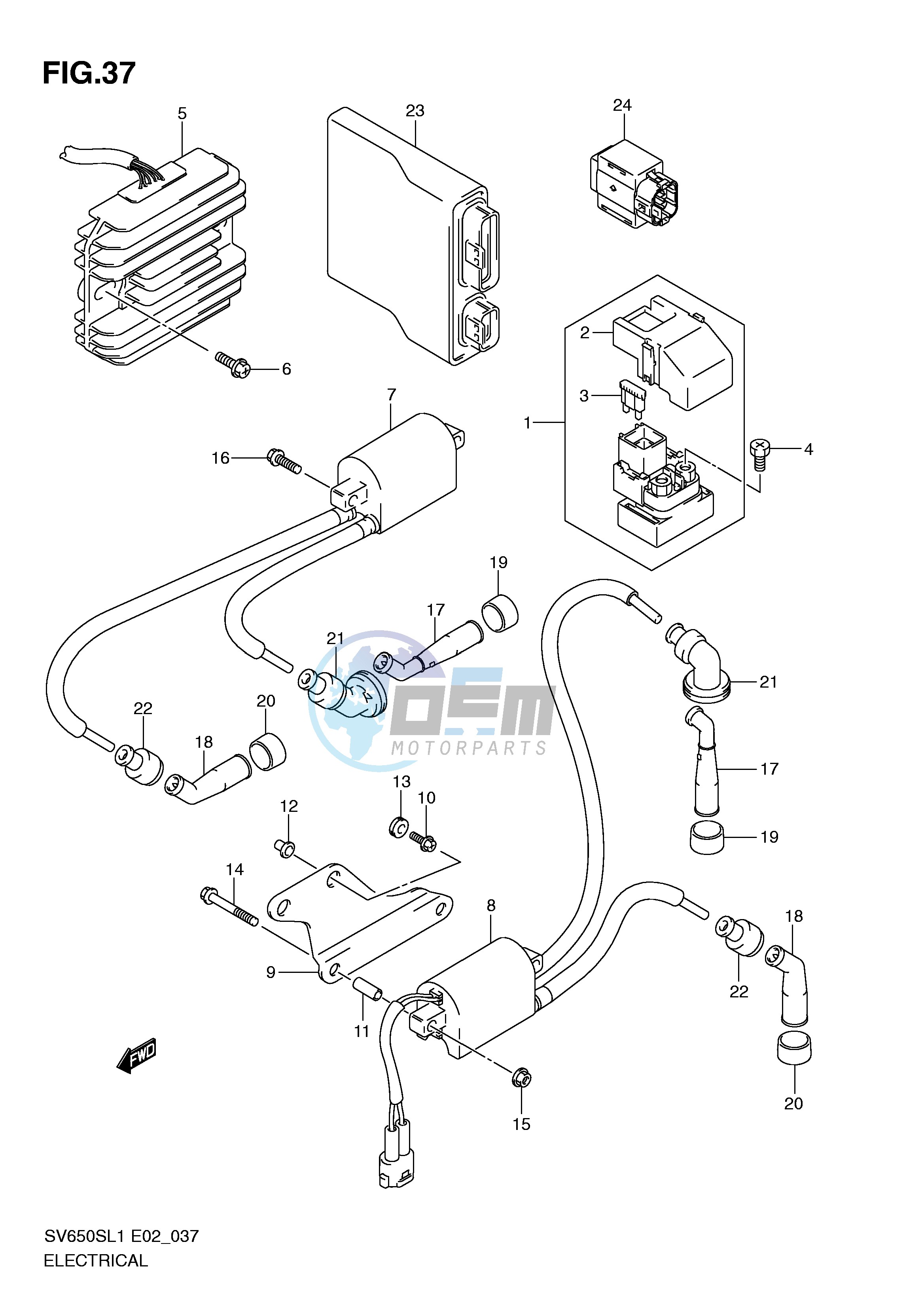 ELECTRICAL (SV650SUL1 E24)