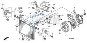 TRX450ER9 Australia - (U / SEL) drawing RADIATOR