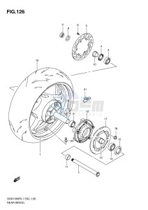 GSX1300R (E2) Hayabusa drawing REAR WHEEL