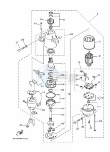 F225BETX drawing STARTER-MOTOR