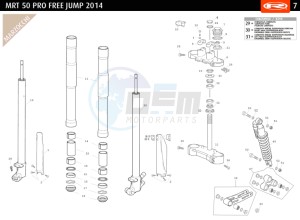 MRT-50-PRO-FREE-JUMP drawing FRONT FORK MARZOCCHI