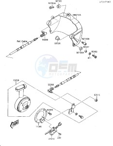 JB 650 A [JET MATE] (A3-A4) [JET MATE] drawing HANDLE POLE-- REVERSE- -