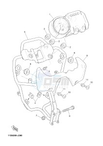 XT660Z TENERE (2BD3) drawing METER