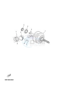 YP125R X-MAX125 X-MAX (2DM5 2DM5) drawing CRANKSHAFT & PISTON