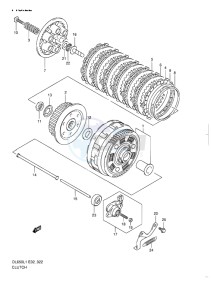 DL650 ABS V-STROM EU-UK drawing CLUTCH