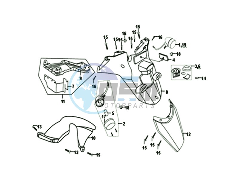 REAR MUDGUARD - MUDGUARD