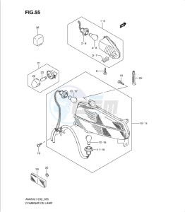 AN650 drawing COMBINATION LAMP (AN650AL1 E51)