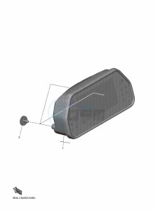 YZF1000D YZF-R1M (B4SJ) drawing METER