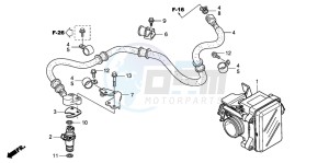 PES150R 125 drawing THROTTLE BODY