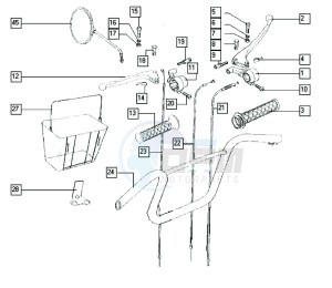 LUXE_25_Y-K2 50 Y-K2 drawing Handlebar-grips-speedometer