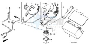 CB600FA9 Europe Direct - (ED / ABS) drawing BATTERY