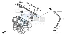 CBR600RR9 BR / MME SPC - (BR / MME SPC) drawing FUEL INJECTOR