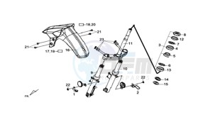 CROX 50 drawing FRONT FORK / STEERING HEAD BEARING