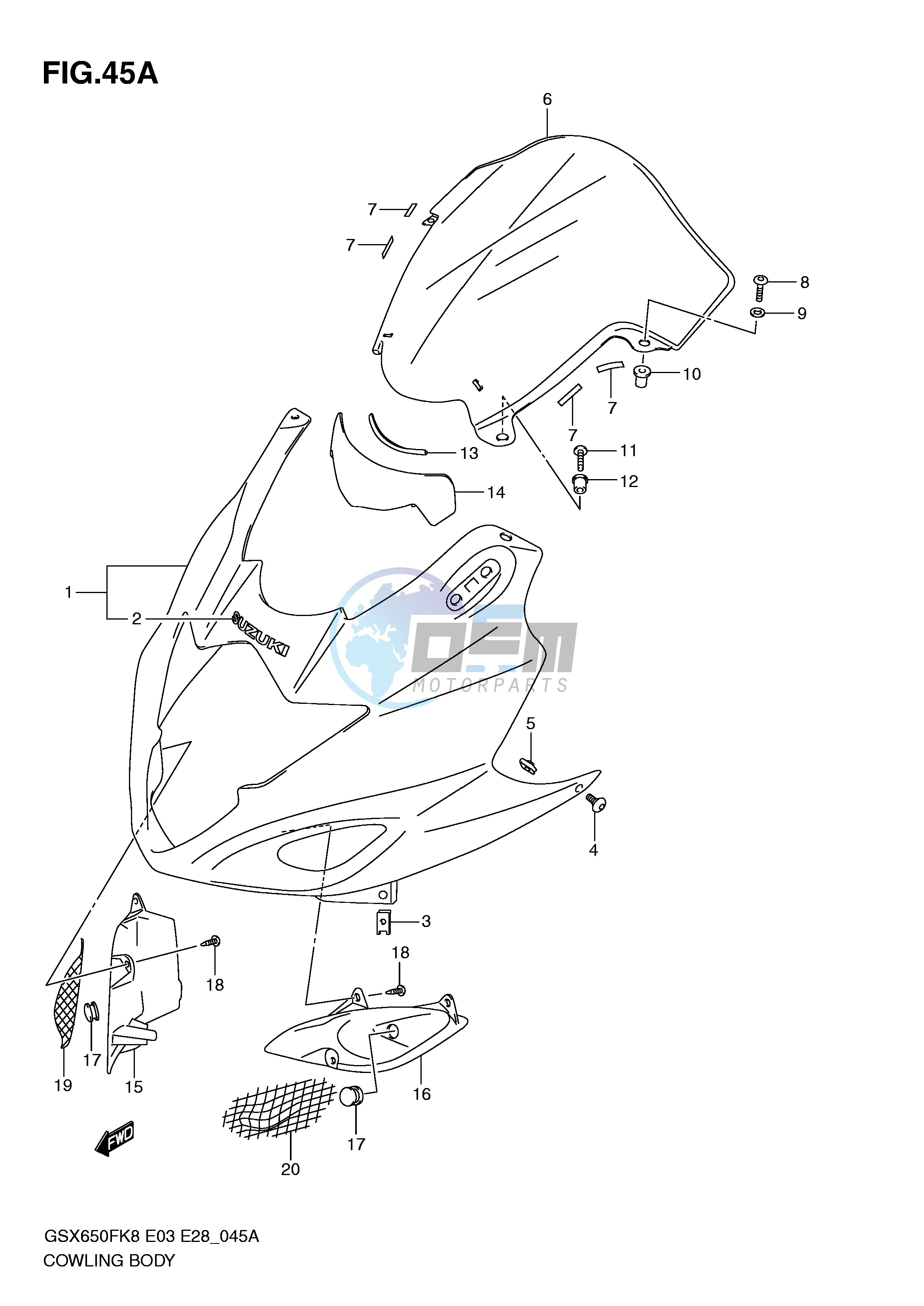 COWLING BODY (MODEL L0)