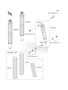 KVF 360 B [PRAIRIE 360] (B6F-B9F) B7F drawing SHOCK ABSORBER-- S- -