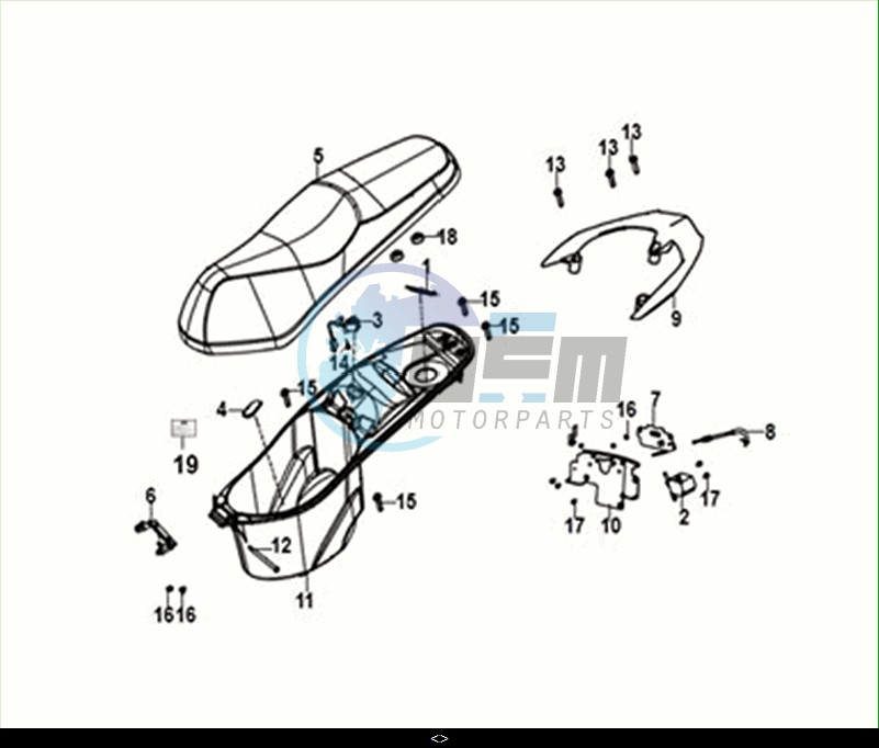 SEAT REAR GRIP