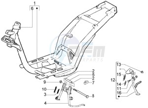 Liberty 50 4t RST Delivery drawing Chassis - Central stand