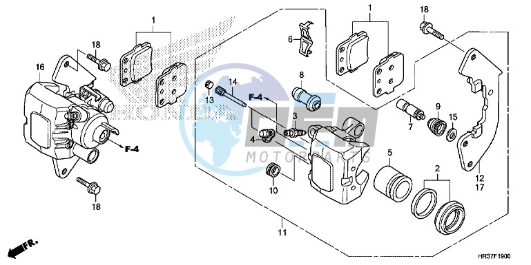 FRONT BRAKE CALIPER