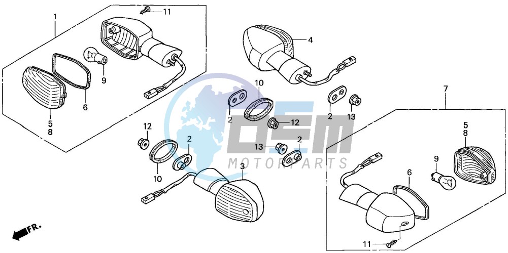 WINKER (VTR1000SP2/3-E/ED /F/U) (VTR1000SP4/5/6)