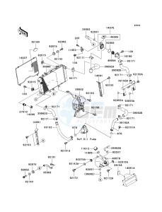 ZR 750 K [Z750S] (K1) K1 drawing RADIATOR