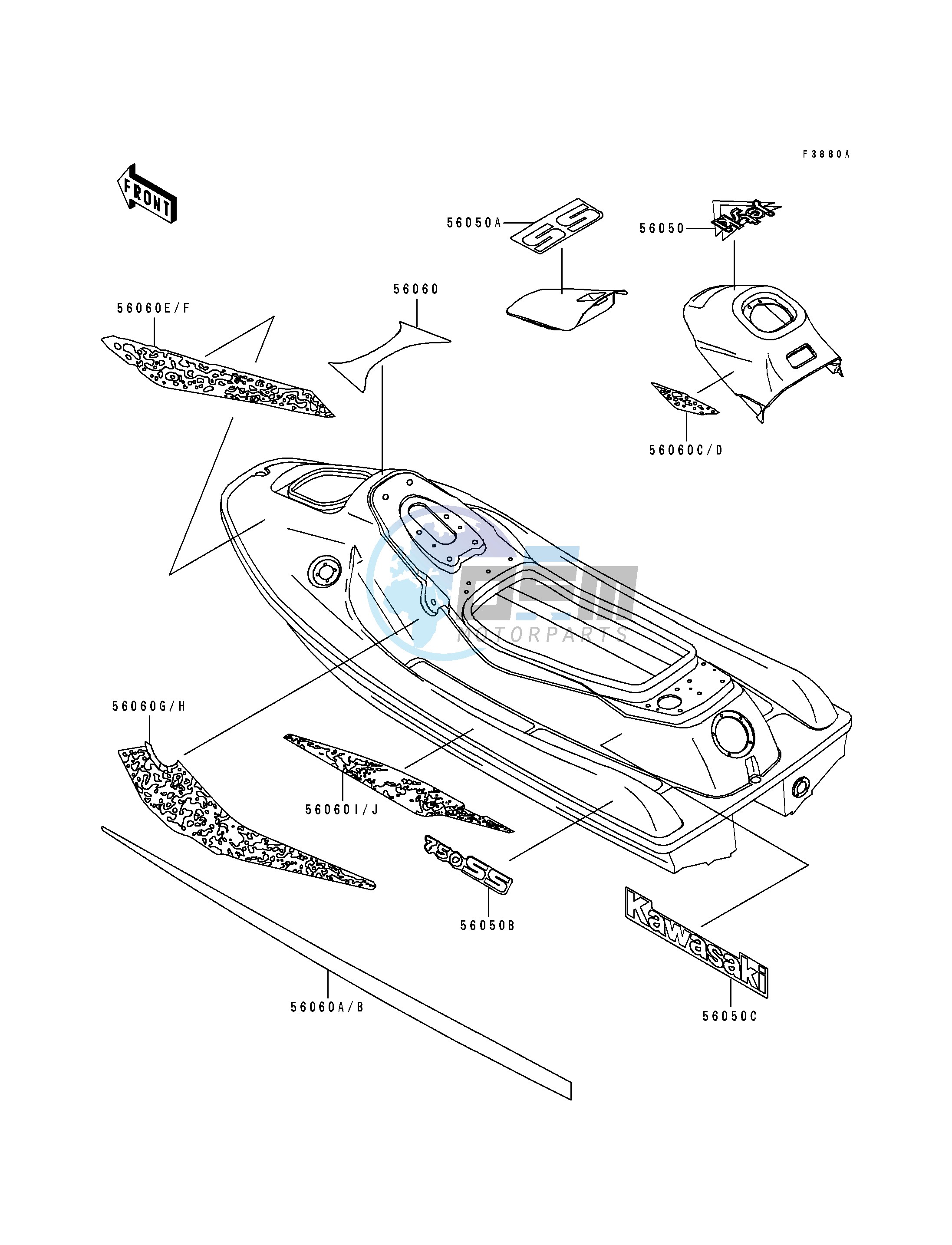 DECALS-- JH750-A2- -