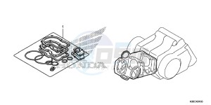 MSX125AH Europe Direct - (ED) drawing GASKET KIT A