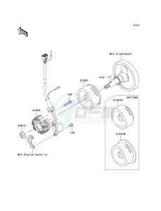 KX 250 T [KX250F] (T8F) T8F drawing GENERATOR