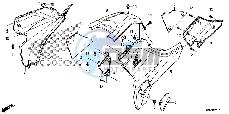 SIDE COVER/ TANK COVER