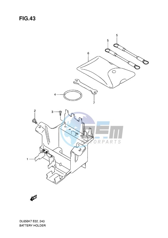 BATTERY HOLDER