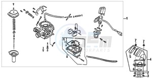 CROX 50 (AE05W6-NL) (L5-M1) drawing CARBURETOR